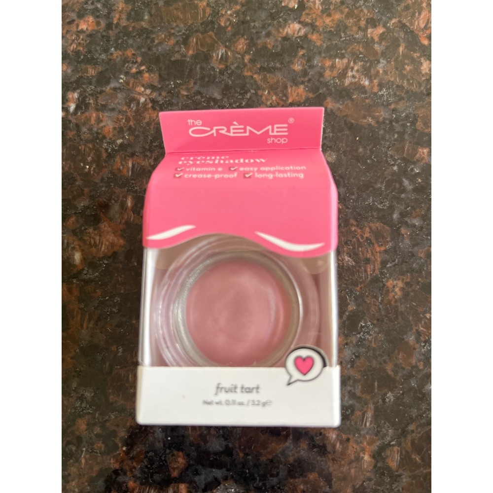The Creme‎ Shop Creme Eyeshadow Fruit Tart Pink Shimmer Long Lasting 0.11oz NEW